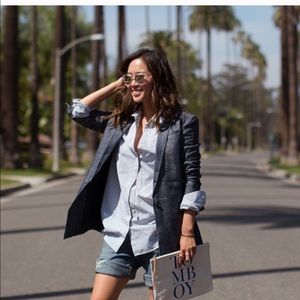 Banana Republic linen blazer